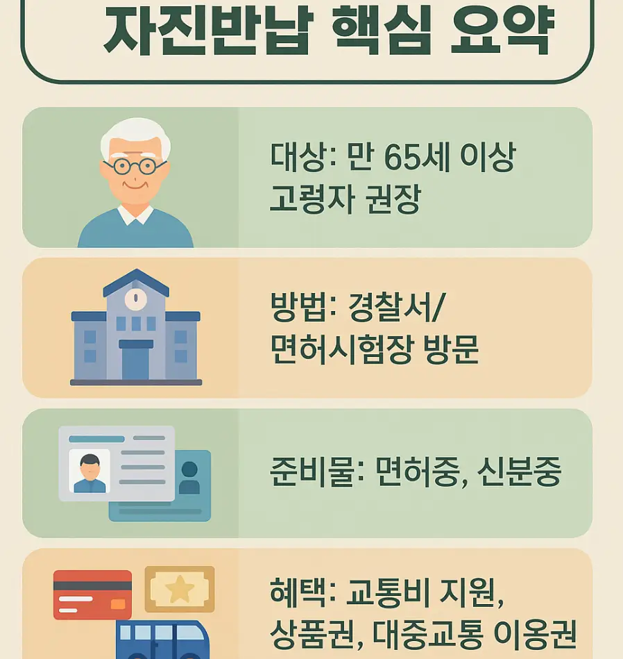운전면허 반납