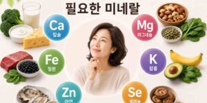 50대 여성에게 필요한 미네랄