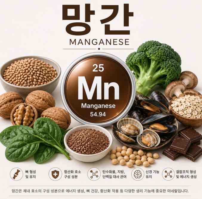 망간 부족 증상