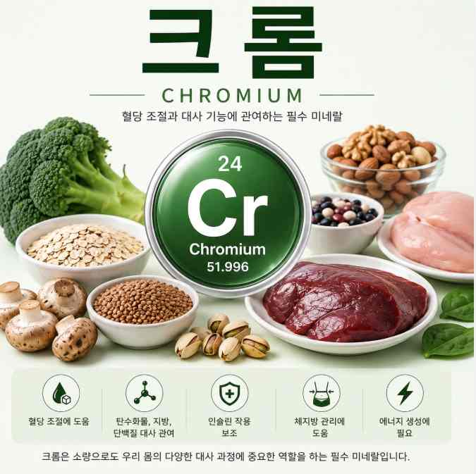 크롬 부족 증상