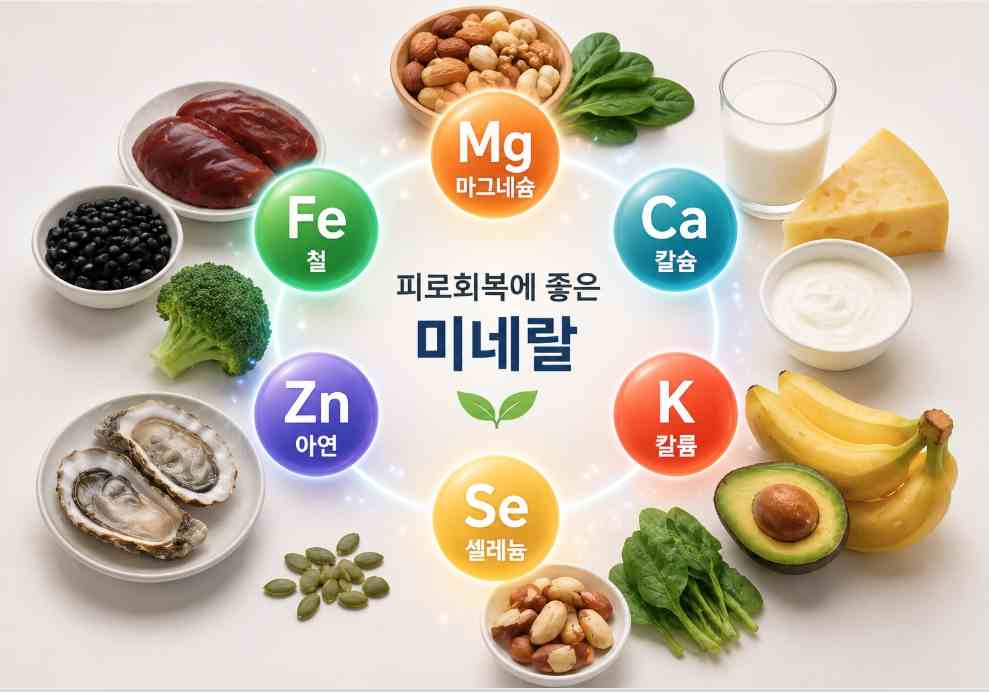 피로회복에 좋은 미네랄