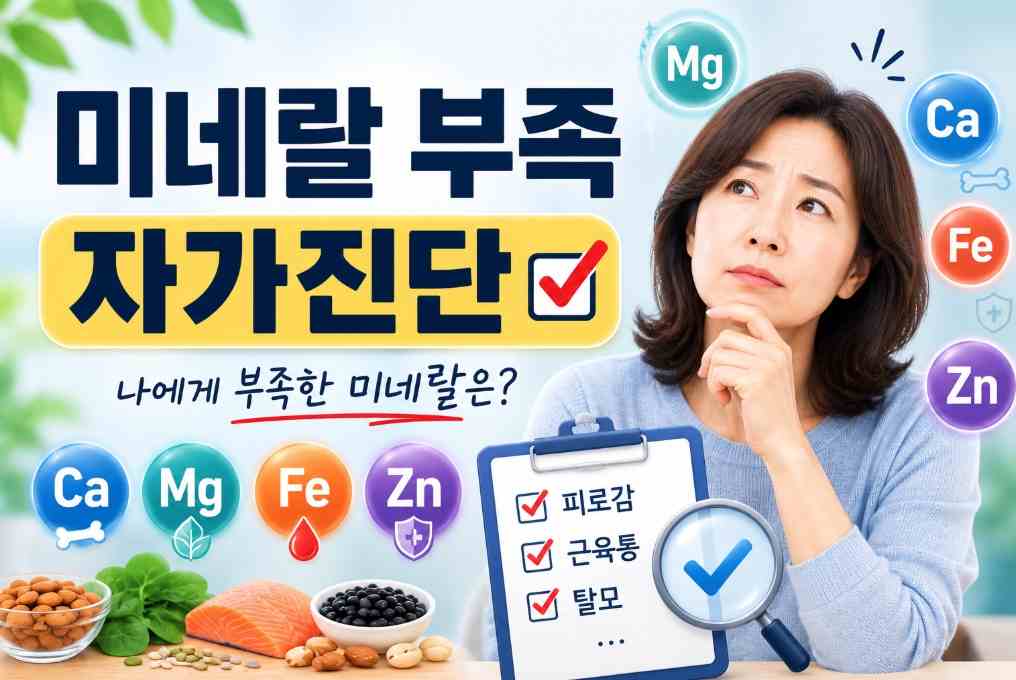 미네랄 부족 증상