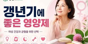 갱년기에 좋은 영양제