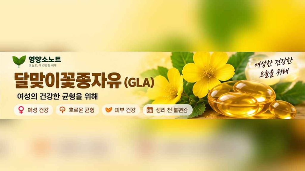 달맞이꽃 종자유 효능
