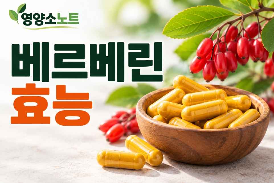베르베린 효능 4가지와 부작용, 복용법까지 1 베르베린 효능