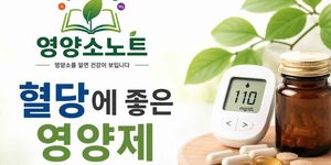 혈당에 좋은 영양제